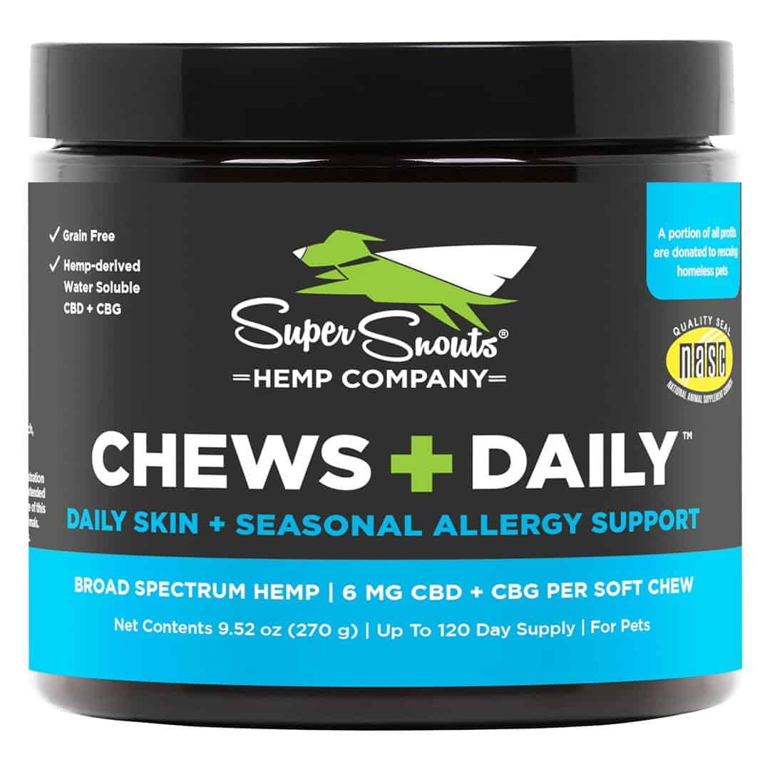 Super Snouts Chews + Daily - Daily Skin + Seasonal Allergy Support Soft Chews