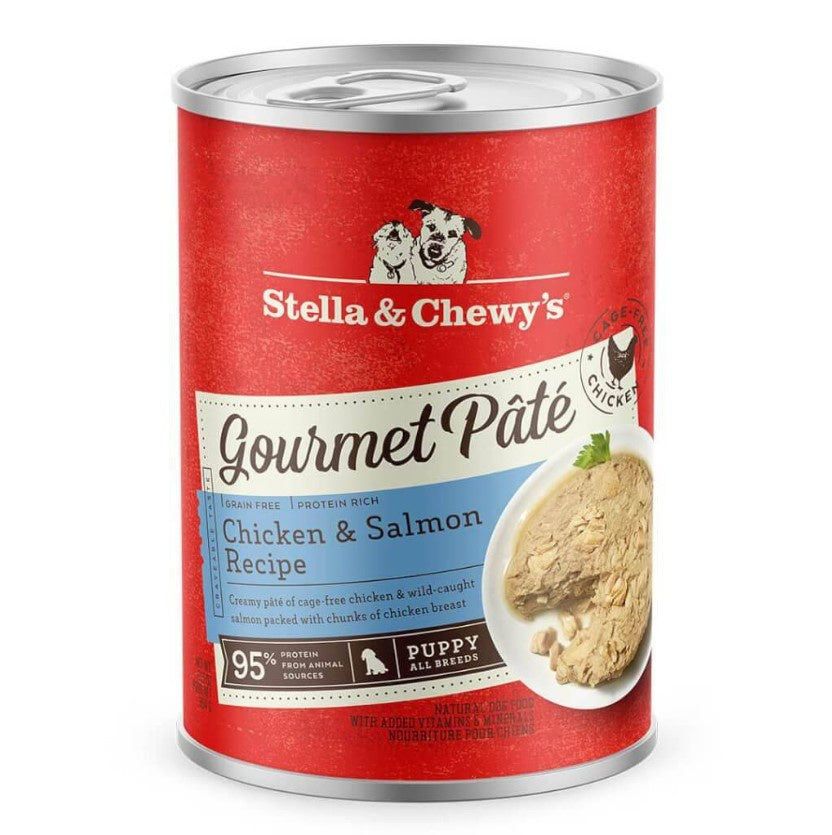 Stella & Chewy's Gourmet Pate Chicken & Salmon Puppy Recipe