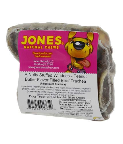 Jones Peanut Butter Stuffed Trachea 2pk