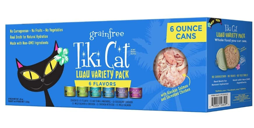Tiki Cat Luau Shreds Variety Pack