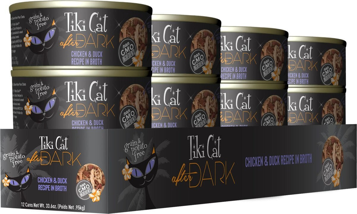 Tiki Cat After Dark Chicken & Duck Recipe - 2.8 oz / 12 Can Case