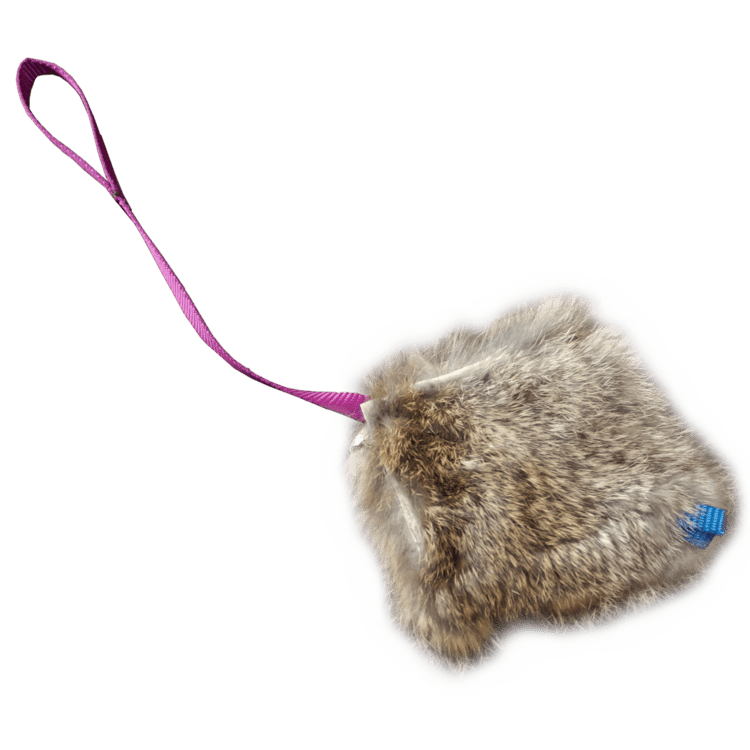 Turbo Pocket Squeaker Tug - Rabbit