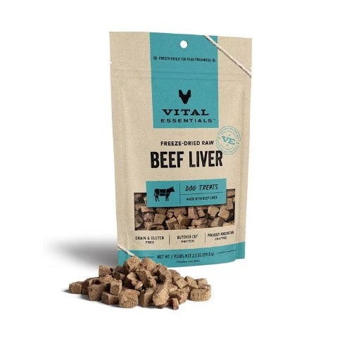 Vital Essentials Beef Liver Dog Treats