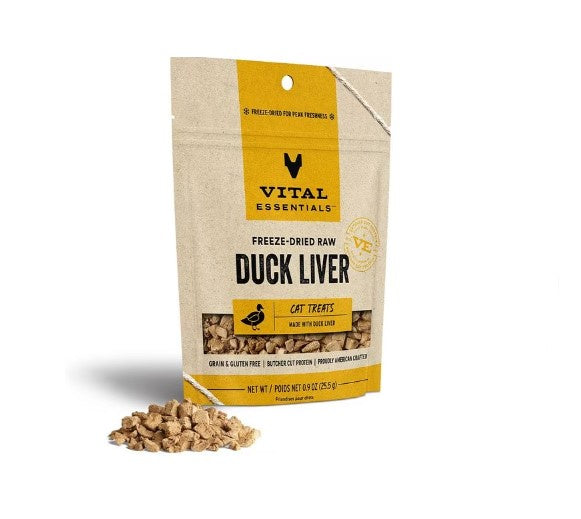 Vital Essentials Duck Liver Cat Treats