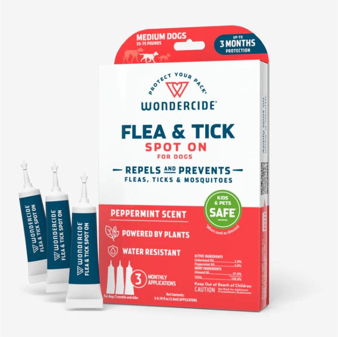 Wondercide Flea & Tick Spot On Preventive for Dogs