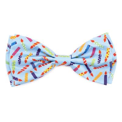 The Worthy Dog Bow Tie - Birthday Candle