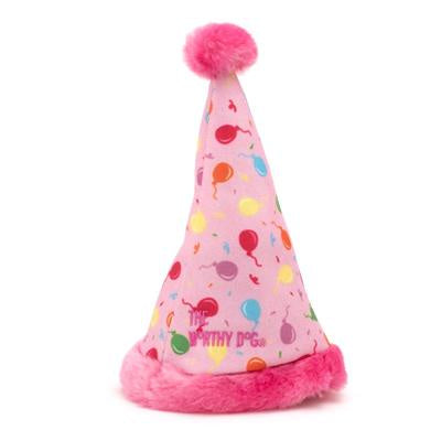 The Worthy Dog Pink Birthday Hat